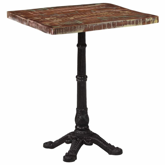 Masă de bistro, 60 x 60 x 76 cm, lemn masiv reciclat - WALTI WALTI