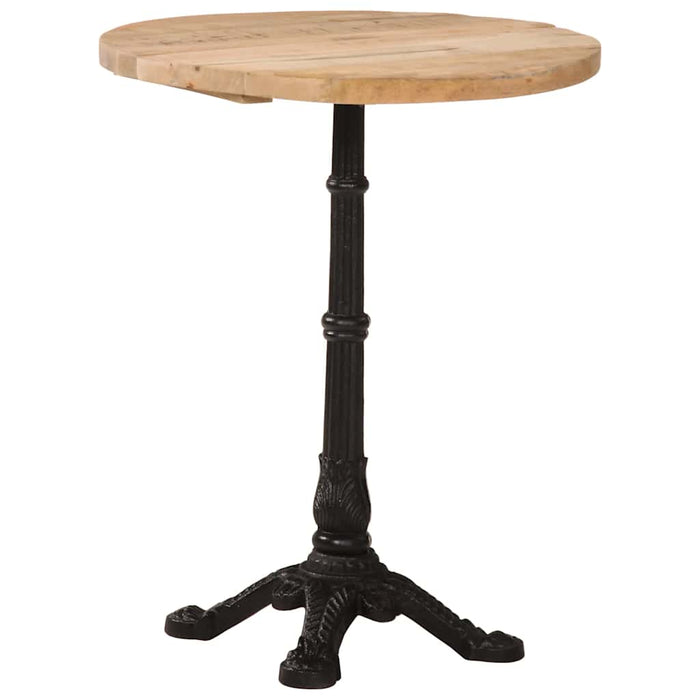 Masă de bistro, Ø60 x 76 cm, lemn de mango brut - WALTI WALTI