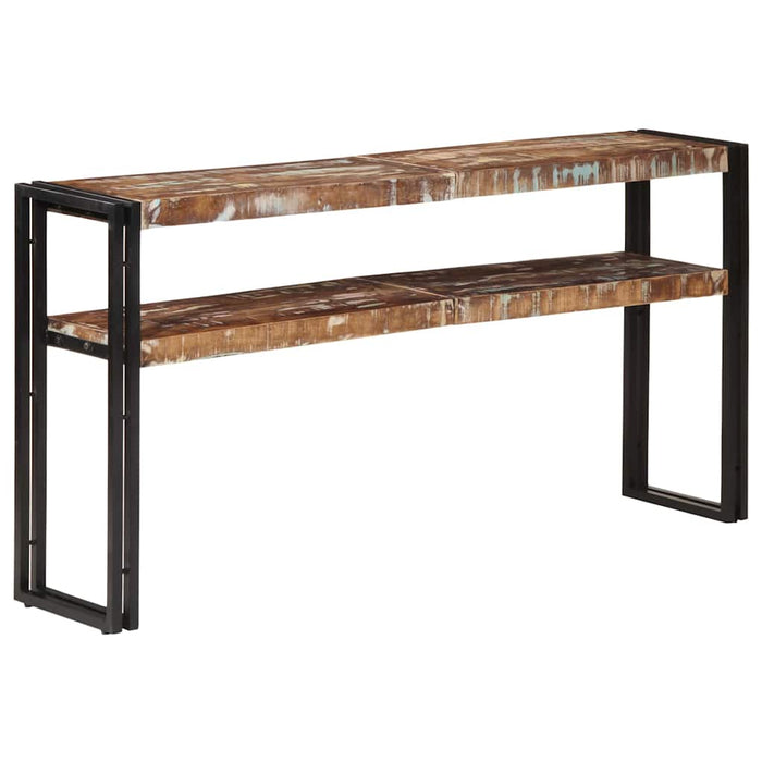 Masă consolă, 150x30x75 cm, lemn masiv reciclat WALTI