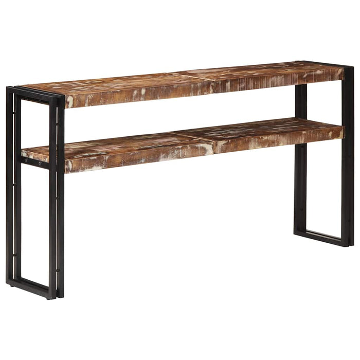 Masă consolă, 150x30x75 cm, lemn masiv reciclat WALTI