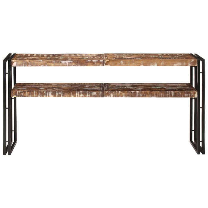 Masă consolă, 150x30x75 cm, lemn masiv reciclat WALTI