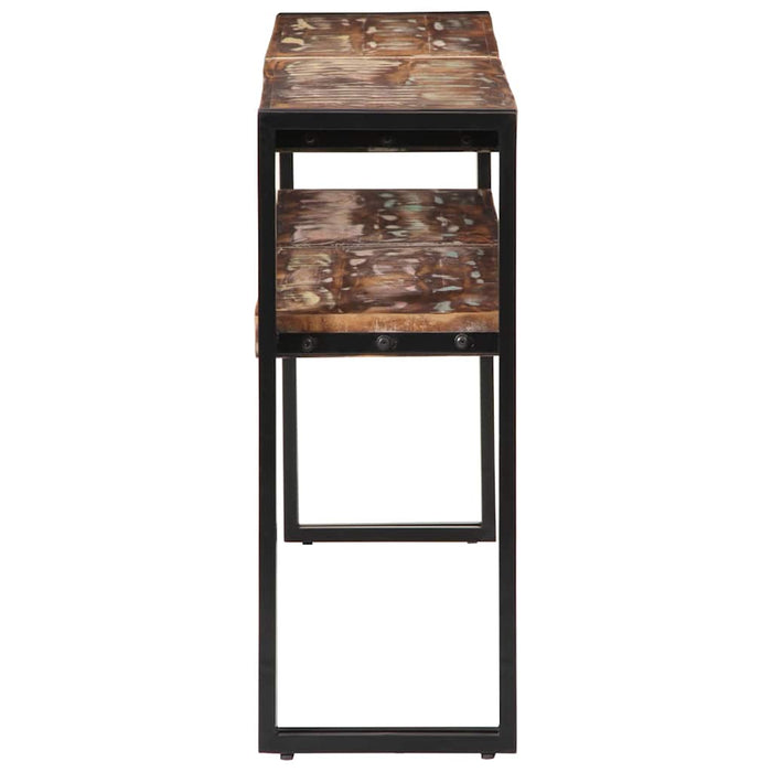 Masă consolă, 150x30x75 cm, lemn masiv reciclat WALTI
