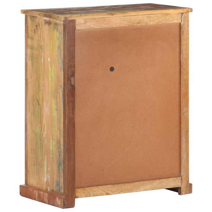 Servantă cu plăci Buddha, 60 x 35 x 75 cm, lemn masiv reciclat WALTI