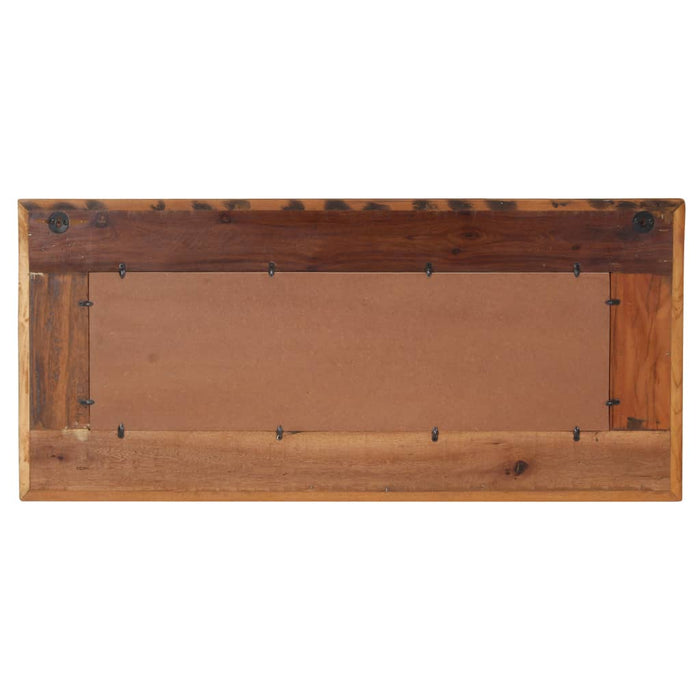 Oglindă cu placare Buddha, 110x50 cm, lemn masiv reciclat - WALTI WALTI