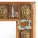 Oglindă cu placare Buddha, 110x50 cm, lemn masiv reciclat - WALTI WALTI