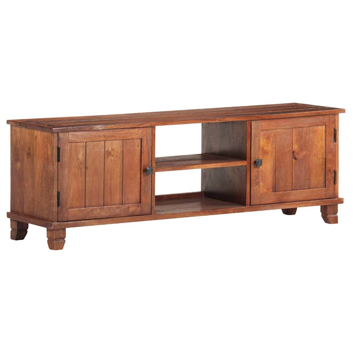 Comodă TV, maro miere, 120x30x41 cm, lemn masiv de acacia WALTI