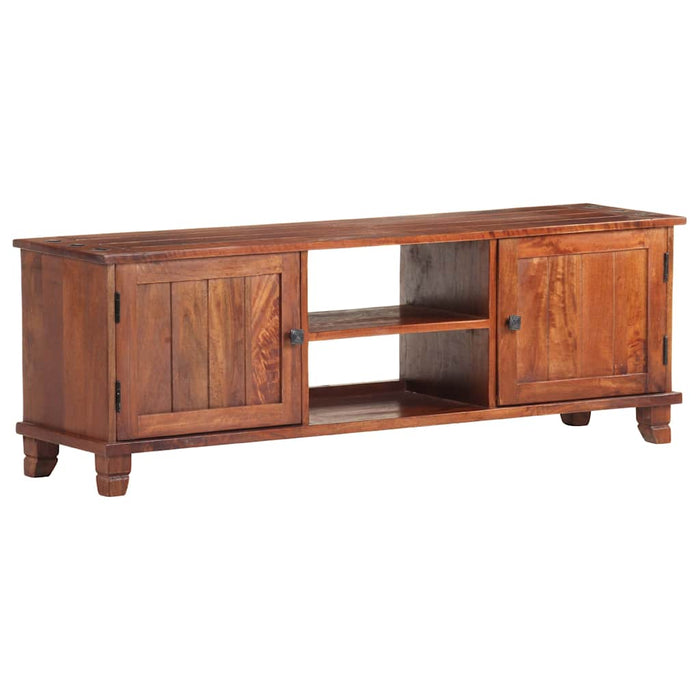 Comodă TV, maro miere, 120x30x41 cm, lemn masiv de acacia WALTI