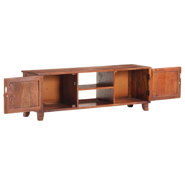 Comodă TV, maro miere, 120x30x41 cm, lemn masiv de acacia WALTI
