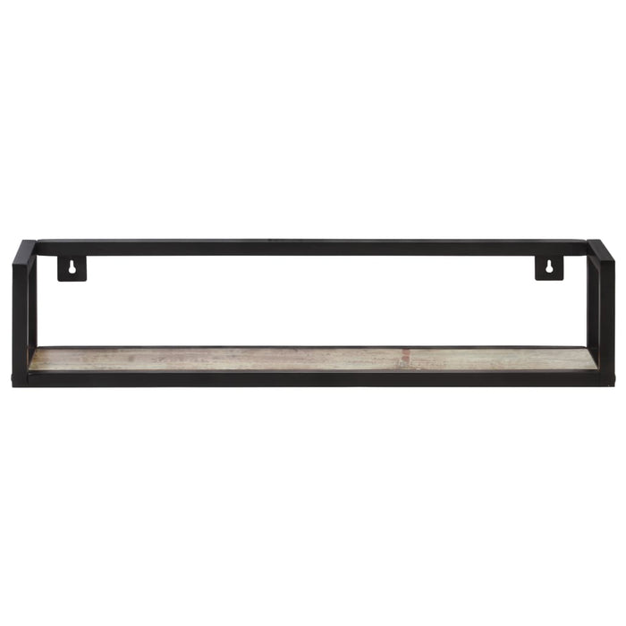 Rafturi de perete, 2 buc., 80 cm, lemn masiv reciclat WALTI