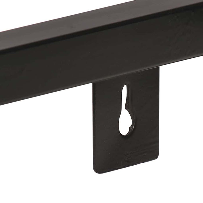 Rafturi de perete, 2 buc., 80 cm, lemn masiv reciclat WALTI