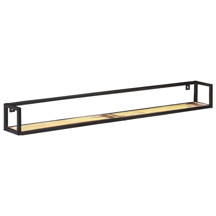 Rafturi de perete, 2 buc., 160 cm, lemn masiv reciclat WALTI