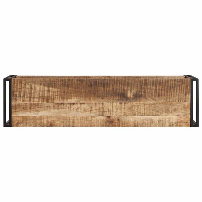 Comodă TV, 120 x 30 x 40 cm, lemn de mango nefinisat WALTI