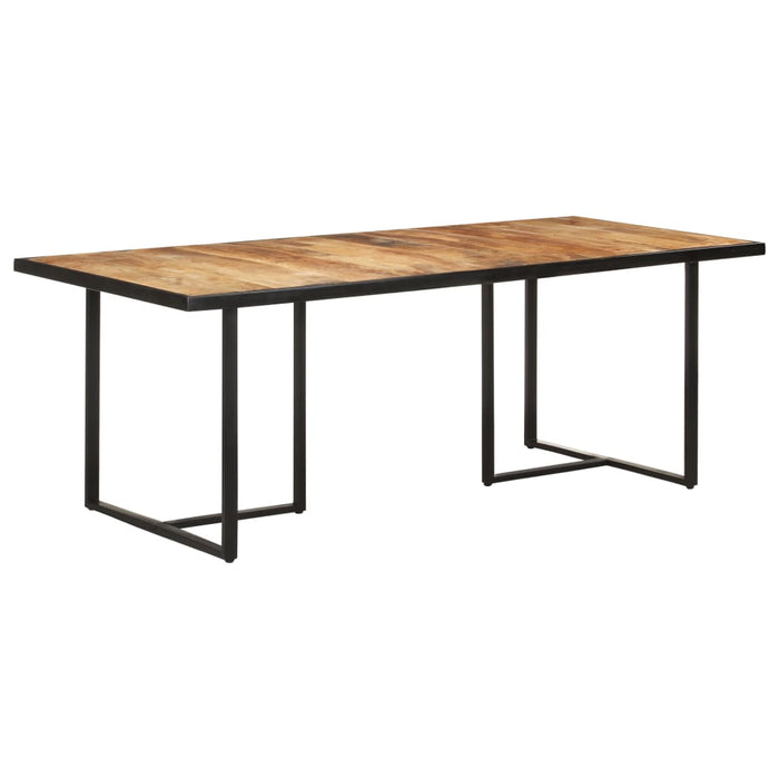Masă de bucătărie, 200 cm, lemn de mango nefinisat WALTI