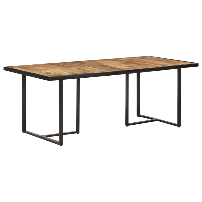 Masă de bucătărie, 200 cm, lemn de mango nefinisat WALTI