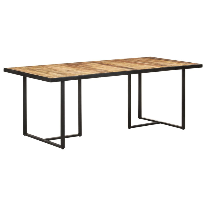 Masă de bucătărie, 200 cm, lemn de mango nefinisat WALTI