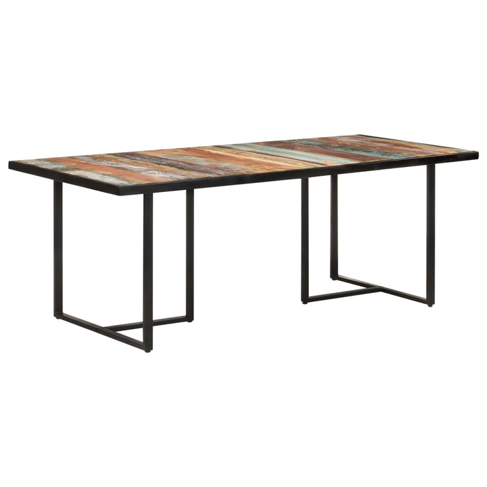 Masă de bucătărie, 200 cm, lemn masiv reciclat WALTI