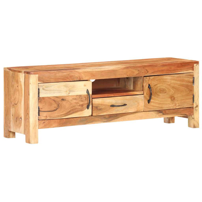 Comodă TV, 116x30x40 cm, lemn masiv de acacia WALTI