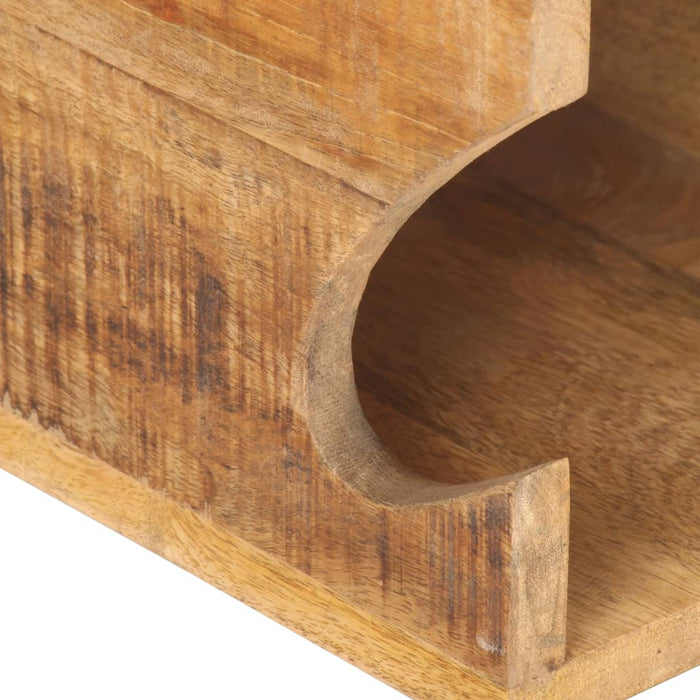 Suport bicicletă de perete, 35x25x25 cm, lemn masiv mango brut - WALTI WALTI