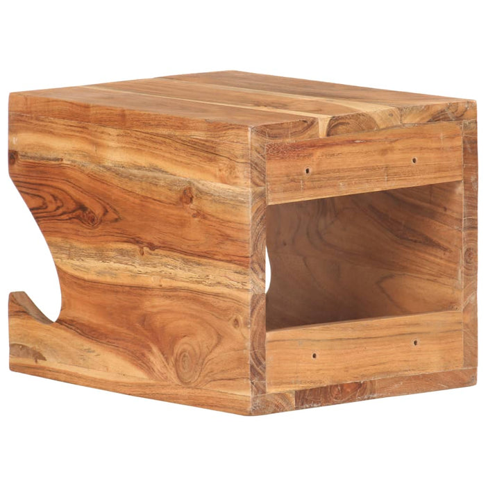 Suport bicicletă de perete, 35 x 25 x 25 cm, lemn masiv acacia - WALTI WALTI