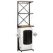 Dulap de vin design tractor alb 49x31x172 cm mango nefinisat - WALTI WALTI