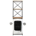 Dulap de vin design tractor alb 49x31x172 cm mango nefinisat - WALTI WALTI