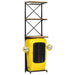 Dulap de vin tractor, galben, 49x31x172 cm, lemn masiv de mango - WALTI WALTI