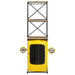 Dulap de vin tractor, galben, 49x31x172 cm, lemn masiv de mango - WALTI WALTI