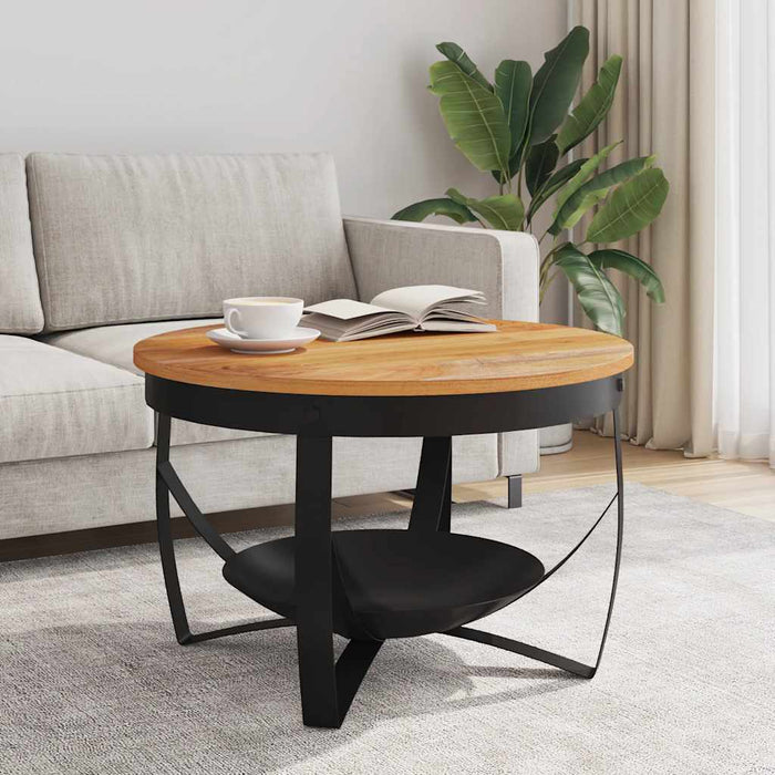 Măsuță de cafea, Ø68 x 43 cm, lemn masiv de acacia - WALTI WALTI