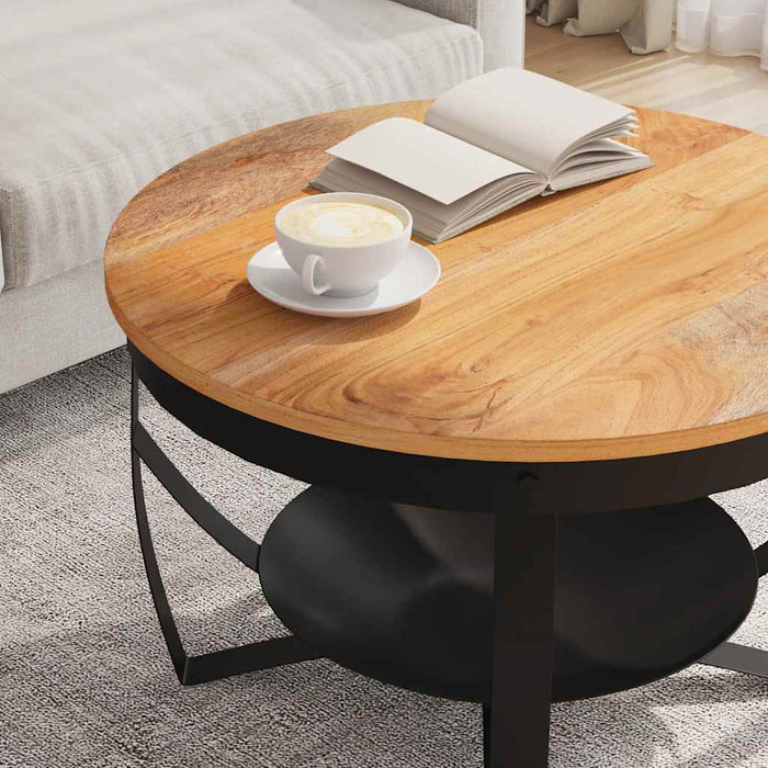 Măsuță de cafea, Ø68 x 43 cm, lemn masiv de acacia - WALTI WALTI