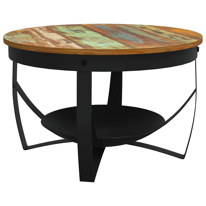 Măsuță de cafea, Ø68x43 cm, lemn masiv reciclat - WALTI WALTI