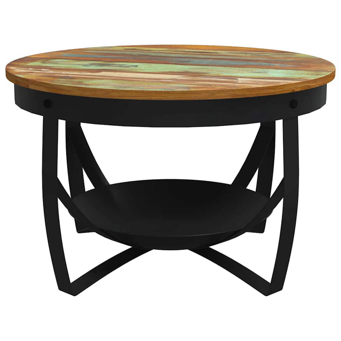 Măsuță de cafea, Ø68x43 cm, lemn masiv reciclat - WALTI WALTI