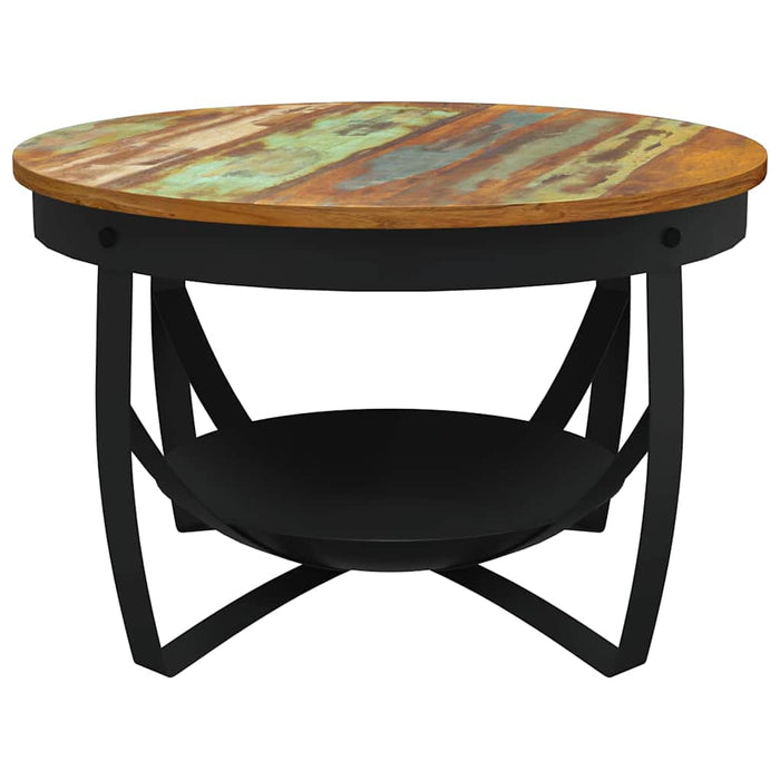 Măsuță de cafea, Ø68x43 cm, lemn masiv reciclat - WALTI WALTI