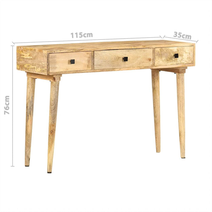 Masă consolă, 115x35x76 cm, lemn masiv de mango WALTI