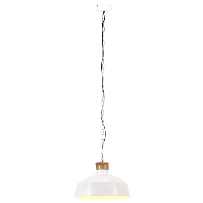 Lampă suspendată industrială, alb, 32 cm, E27 WALTI