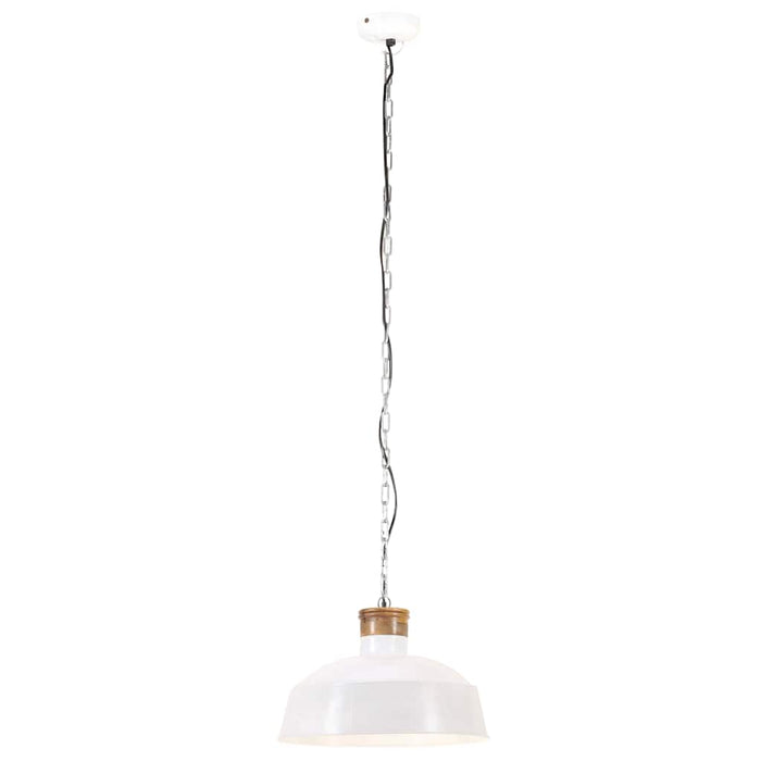 Lampă suspendată industrială, alb, 32 cm, E27 WALTI
