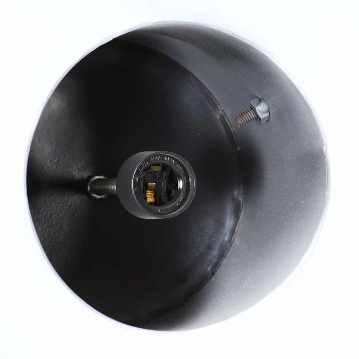 Lampă suspendată industrială, 25 W negru 52 cm mango E27 rotund WALTI