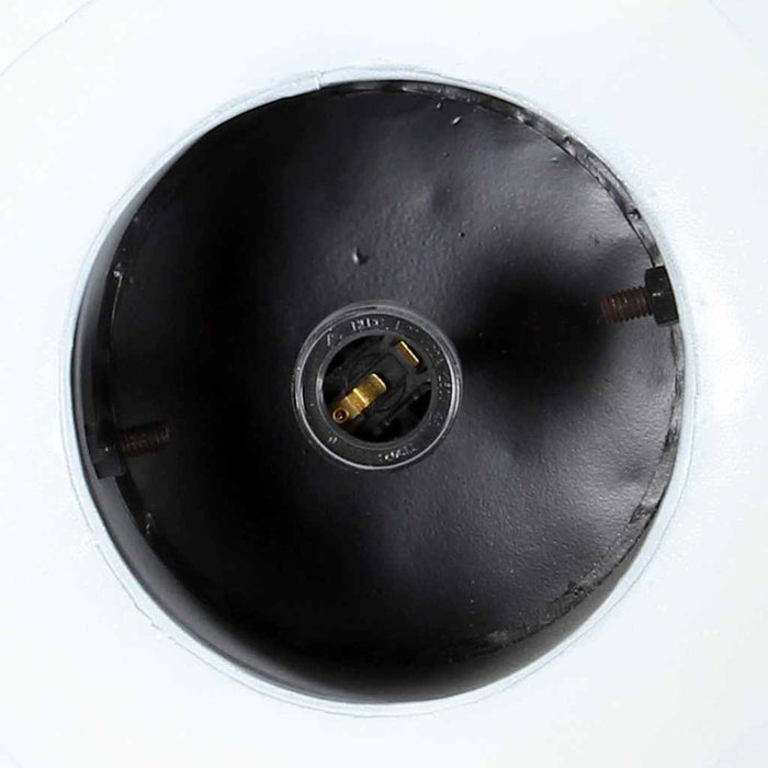 Lampă suspendată industrială 25 W negru 42 cm mango E27, rotund WALTI