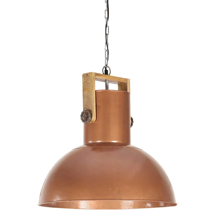 Lampă suspendată industrială 25 W arămiu 52 cm mango rotund E27 WALTI