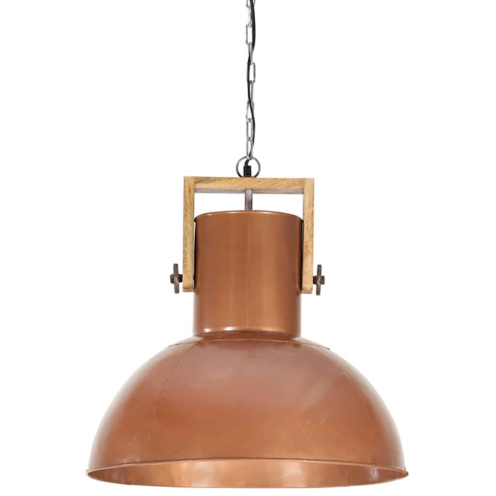 Lampă suspendată industrială 25 W arămiu 52 cm mango rotund E27 WALTI
