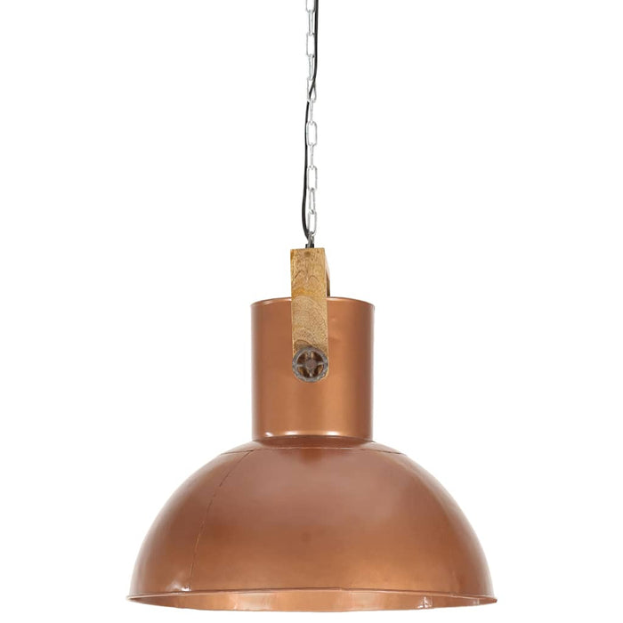 Lampă suspendată industrială 25 W arămiu 52 cm mango rotund E27 WALTI