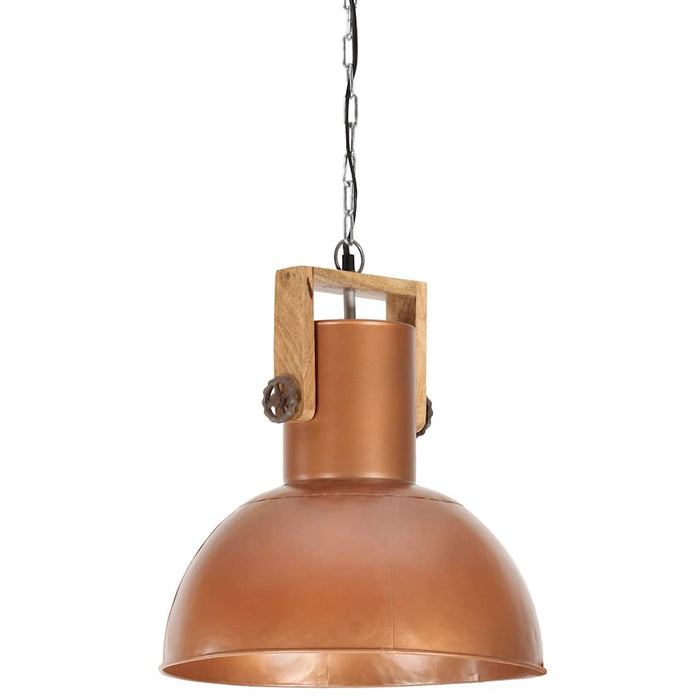 Lampă suspendată industrială 25 W arămiu 32 cm mango rotund E27 WALTI