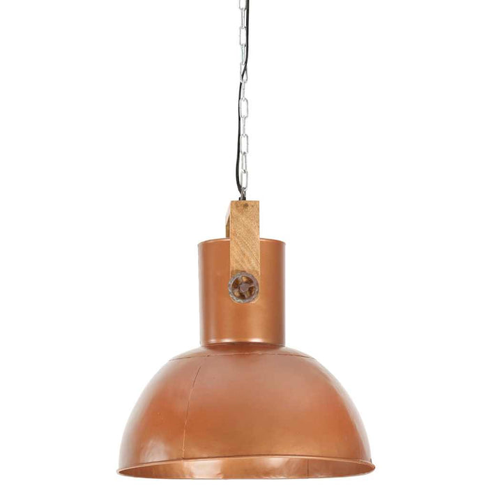 Lampă suspendată industrială 25 W arămiu 32 cm mango rotund E27 WALTI