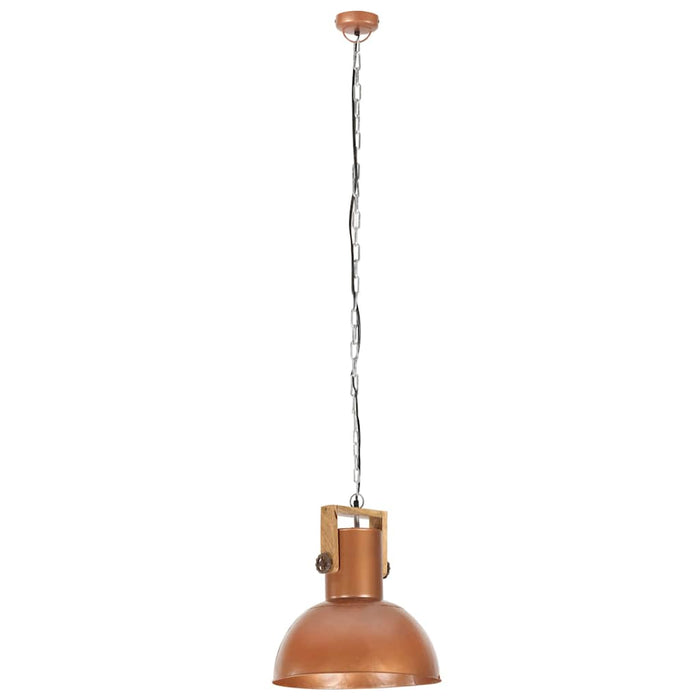 Lampă suspendată industrială 25 W arămiu 32 cm mango rotund E27 WALTI