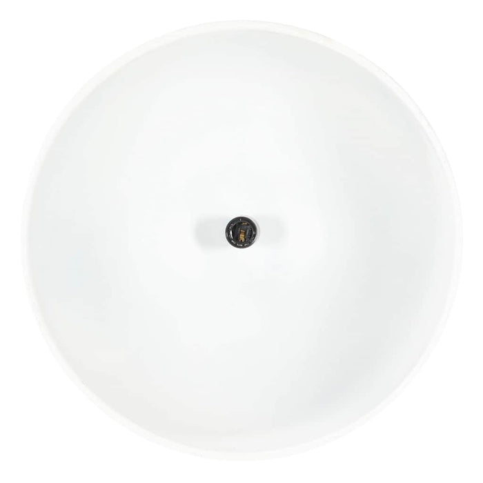 Lampă suspendată industrială, alb, 50 cm, mango, E27, rotund WALTI