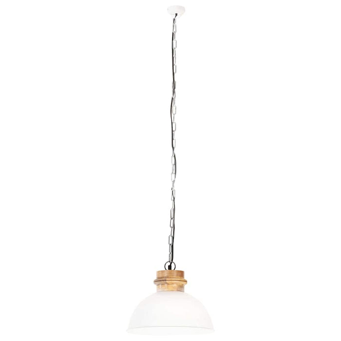 Lampă suspendată industrială, alb, 32 cm, mango, E27, rotund WALTI