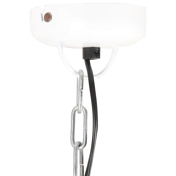 Lampă suspendată industrială, alb, 32 cm, mango, E27, rotund WALTI