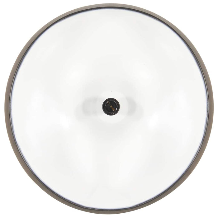 Lampă suspendată industrială negru, 45 cm, lemn masiv&fier, E27 WALTI