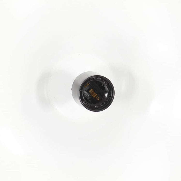 Lampă suspendată industrială negru, 45 cm, lemn masiv&fier, E27 WALTI