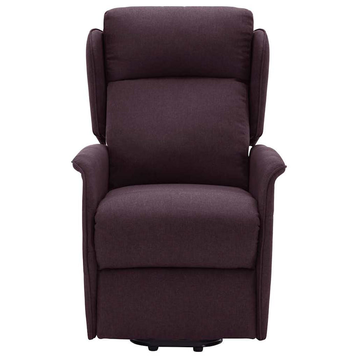 Fotoliu cu ridicare, violet, material textil WALTI