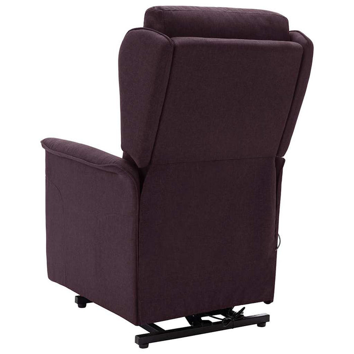 Fotoliu cu ridicare, violet, material textil WALTI